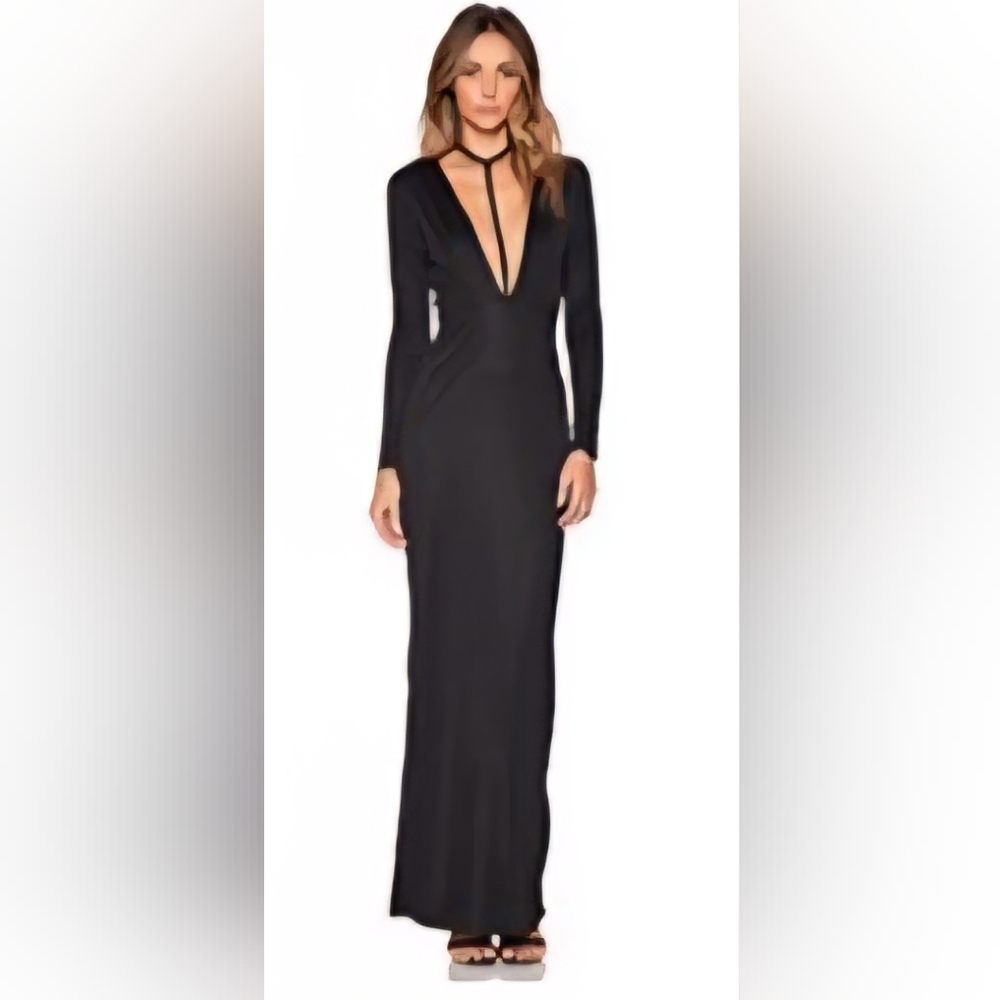 AQ AQ Elegant Black Maxi Dress NWOT